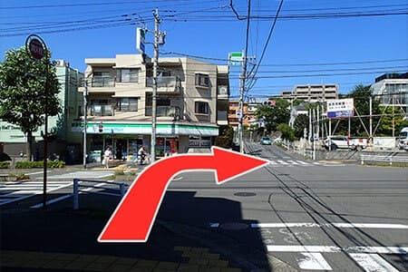 駅からの道順