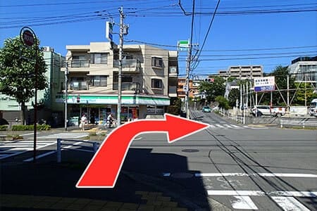 駅からの道順